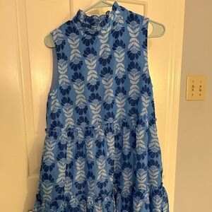 J. Marie Blue Floral dress